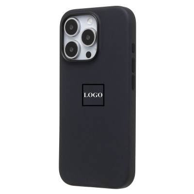 Чехол-накладка для Apple iPhone 16 Pro (черный) ORG Silicone Case SafeMag с анимацией