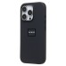 Чехол-накладка для Apple iPhone 16 Pro (черный) ORG Silicone Case SafeMag с анимацией