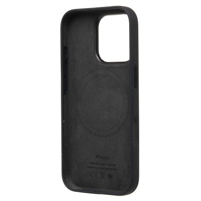 Чехол-накладка для Apple iPhone 16 Pro (черный) ORG Silicone Case SafeMag с анимацией