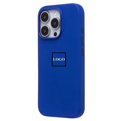 Чехол-накладка для Apple iPhone 16 Pro (бриллиантовый синий) ORG Silicone Case SafeMag с анимацией