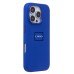 Чехол-накладка для Apple iPhone 16 Pro (бриллиантовый синий) ORG Silicone Case SafeMag с анимацией