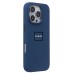 Чехол-накладка для Apple iPhone 16 Pro (темно-синий) ORG Silicone Case SafeMag с анимацией