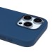 Чехол-накладка для Apple iPhone 16 Pro (темно-синий) ORG Silicone Case SafeMag с анимацией