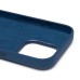 Чехол-накладка для Apple iPhone 16 Pro (темно-синий) ORG Silicone Case SafeMag с анимацией