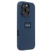Чехол-накладка для Apple iPhone 16 Pro (джинсовый синий) ORG Silicone Case SafeMag с анимацией