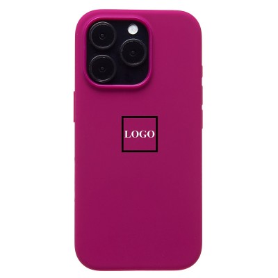 Чехол-накладка для Apple iPhone 16 Pro (фуксия) ORG Silicone Case SafeMag с анимацией