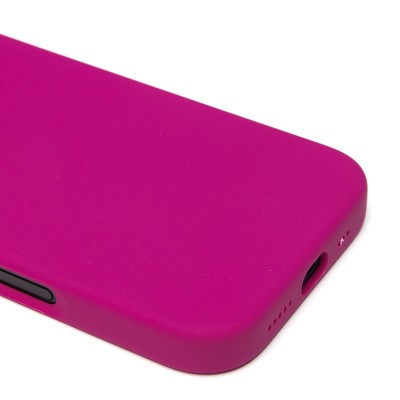 Чехол-накладка для Apple iPhone 16 Pro (фуксия) ORG Silicone Case SafeMag с анимацией