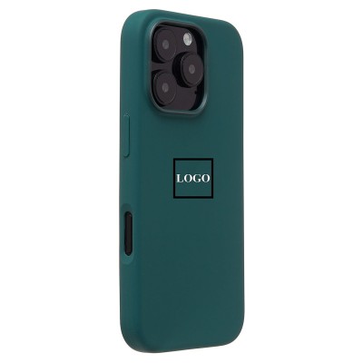 Чехол-накладка для Apple iPhone 16 Pro (озерный зеленый) ORG Silicone Case SafeMag с анимацией