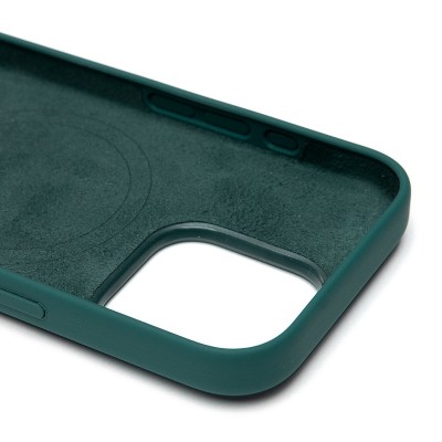Чехол-накладка для Apple iPhone 16 Pro (озерный зеленый) ORG Silicone Case SafeMag с анимацией