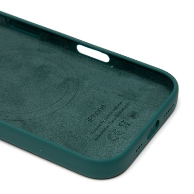 Чехол-накладка для Apple iPhone 16 Pro (озерный зеленый) ORG Silicone Case SafeMag с анимацией