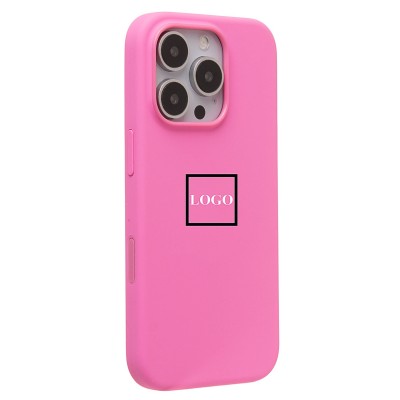 Чехол-накладка для Apple iPhone 16 Pro (цвет пиона) ORG Silicone Case SafeMag с анимацией
