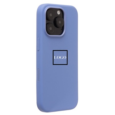 Чехол-накладка для Apple iPhone 16 Pro (барвиночный) ORG Silicone Case SafeMag с анимацией