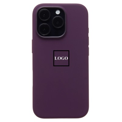 Чехол-накладка для Apple iPhone 16 Pro (сливовый) ORG Silicone Case SafeMag с анимацией