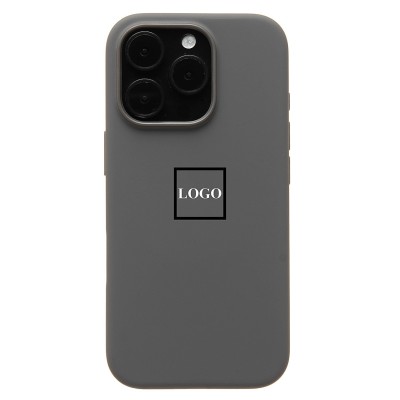 Чехол-накладка для Apple iPhone 16 Pro (каменный серый) ORG Silicone Case SafeMag с анимацией