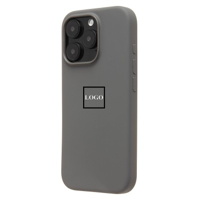 Чехол-накладка для Apple iPhone 16 Pro (каменный серый) ORG Silicone Case SafeMag с анимацией