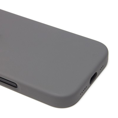Чехол-накладка для Apple iPhone 16 Pro (каменный серый) ORG Silicone Case SafeMag с анимацией