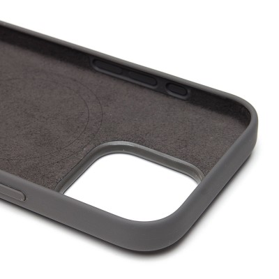Чехол-накладка для Apple iPhone 16 Pro (каменный серый) ORG Silicone Case SafeMag с анимацией