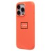 Чехол-накладка для Apple iPhone 16 Pro (мандариновый) ORG Silicone Case SafeMag с анимацией