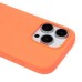 Чехол-накладка для Apple iPhone 16 Pro (мандариновый) ORG Silicone Case SafeMag с анимацией