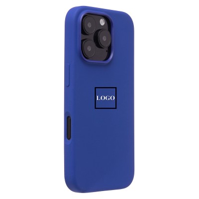Чехол-накладка для Apple iPhone 16 Pro (ультрамарин) ORG Silicone Case SafeMag с анимацией