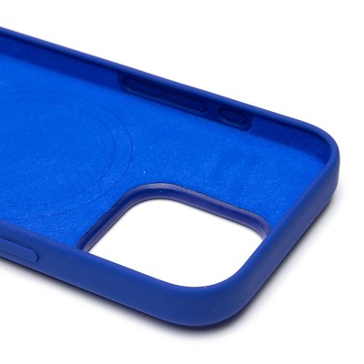 Чехол-накладка для Apple iPhone 16 Pro (ультрамарин) ORG Silicone Case SafeMag с анимацией