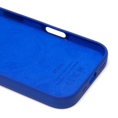 Чехол-накладка для Apple iPhone 16 Pro (ультрамарин) ORG Silicone Case SafeMag с анимацией