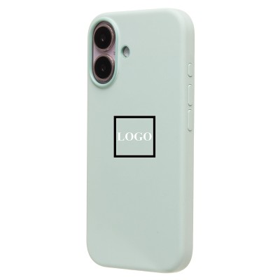 Чехол-накладка для Apple iPhone 16 (аквамарин) ORG Silicone Case SafeMag с анимацией