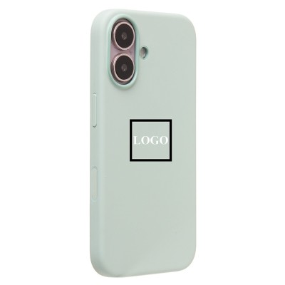 Чехол-накладка для Apple iPhone 16 (аквамарин) ORG Silicone Case SafeMag с анимацией