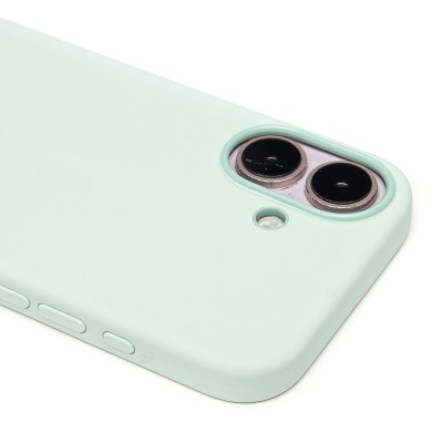 Чехол-накладка для Apple iPhone 16 (аквамарин) ORG Silicone Case SafeMag с анимацией