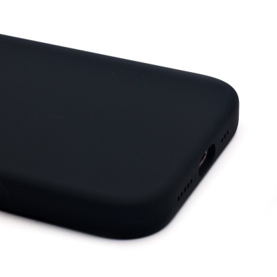 Чехол-накладка для Apple iPhone 16 (черный) ORG Silicone Case SafeMag с анимацией