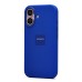 Чехол-накладка для Apple iPhone 16 (бриллиантовый синий) ORG Silicone Case SafeMag с анимацией