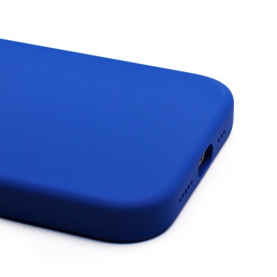 Чехол-накладка для Apple iPhone 16 (бриллиантовый синий) ORG Silicone Case SafeMag с анимацией