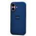 Чехол-накладка для Apple iPhone 16 (темно-синий) ORG Silicone Case SafeMag с анимацией
