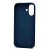 Чехол-накладка для Apple iPhone 16 (темно-синий) ORG Silicone Case SafeMag с анимацией