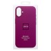 Чехол-накладка для Apple iPhone 16 (фуксия) ORG Silicone Case SafeMag с анимацией