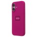 Чехол-накладка для Apple iPhone 16 (фуксия) ORG Silicone Case SafeMag с анимацией