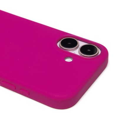 Чехол-накладка для Apple iPhone 16 (фуксия) ORG Silicone Case SafeMag с анимацией