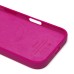 Чехол-накладка для Apple iPhone 16 (фуксия) ORG Silicone Case SafeMag с анимацией