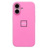 Чехол-накладка для Apple iPhone 16 (цвет пиона) ORG Silicone Case SafeMag с анимацией