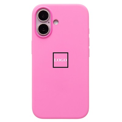 Чехол-накладка для Apple iPhone 16 (цвет пиона) ORG Silicone Case SafeMag с анимацией
