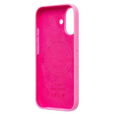 Чехол-накладка для Apple iPhone 16 (цвет пиона) ORG Silicone Case SafeMag с анимацией