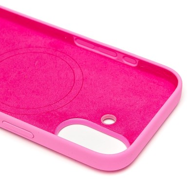 Чехол-накладка для Apple iPhone 16 (цвет пиона) ORG Silicone Case SafeMag с анимацией