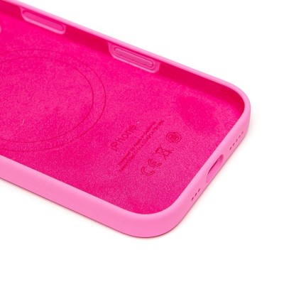 Чехол-накладка для Apple iPhone 16 (цвет пиона) ORG Silicone Case SafeMag с анимацией