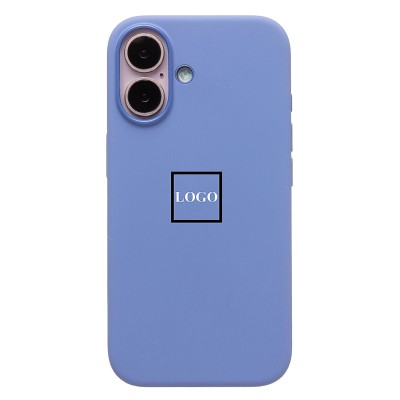 Чехол-накладка для Apple iPhone 16 (барвиночный) ORG Silicone Case SafeMag с анимацией