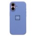 Чехол-накладка для Apple iPhone 16 (барвиночный) ORG Silicone Case SafeMag с анимацией