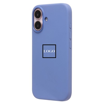 Чехол-накладка для Apple iPhone 16 (барвиночный) ORG Silicone Case SafeMag с анимацией