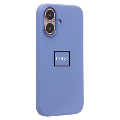 Чехол-накладка для Apple iPhone 16 (барвиночный) ORG Silicone Case SafeMag с анимацией
