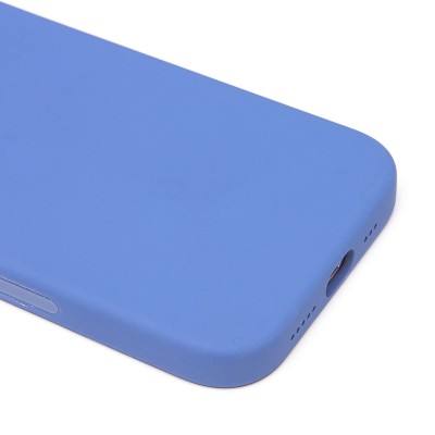 Чехол-накладка для Apple iPhone 16 (барвиночный) ORG Silicone Case SafeMag с анимацией