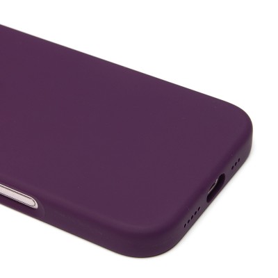 Чехол-накладка для Apple iPhone 16 (сливовый) ORG Silicone Case SafeMag с анимацией