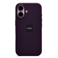 Чехол-накладка для Apple iPhone 16 (сиреневый) ORG Silicone Case SafeMag с анимацией
